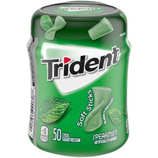 Kẹo Singum Mỹ Không Đường Trident Soft Sticks Spearmint cho người tiểu đường, ăn kiêng (hộp 50 miếng) - MiMi Shop