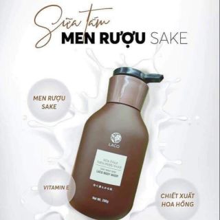 [Free Ship] Sữa Tắm Trắng Da Sake Da Luôn Láng Mịn, Quyến Rũ
