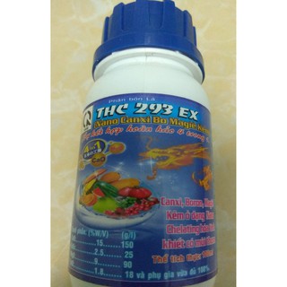 Phân bón lá THC 293 EX- sự kết hợp hoàn hảo 4 trong 1 - chai 100ml