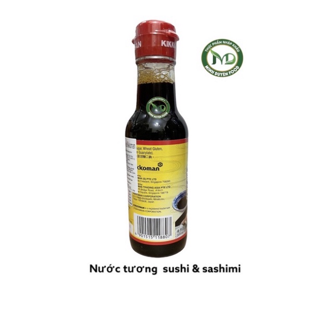 Nước tương chấm cá hồi kikoman - Nước tương Sushi &Sashimi kikoman Nhật Bản