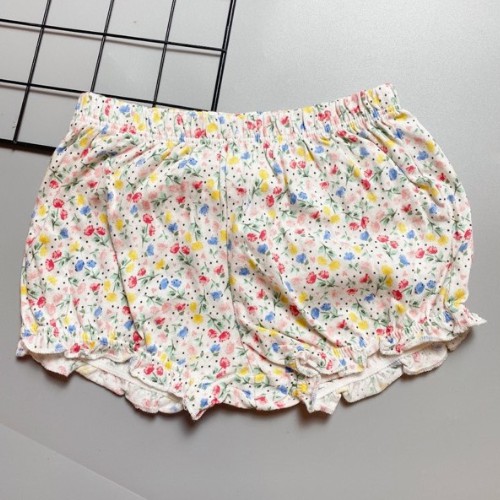 Quần bé gái, quần h&m cotton bé gái mùa hè chất mềm mịn thoáng mát, hàng xuất dư xịn [ size 3m-3y ]