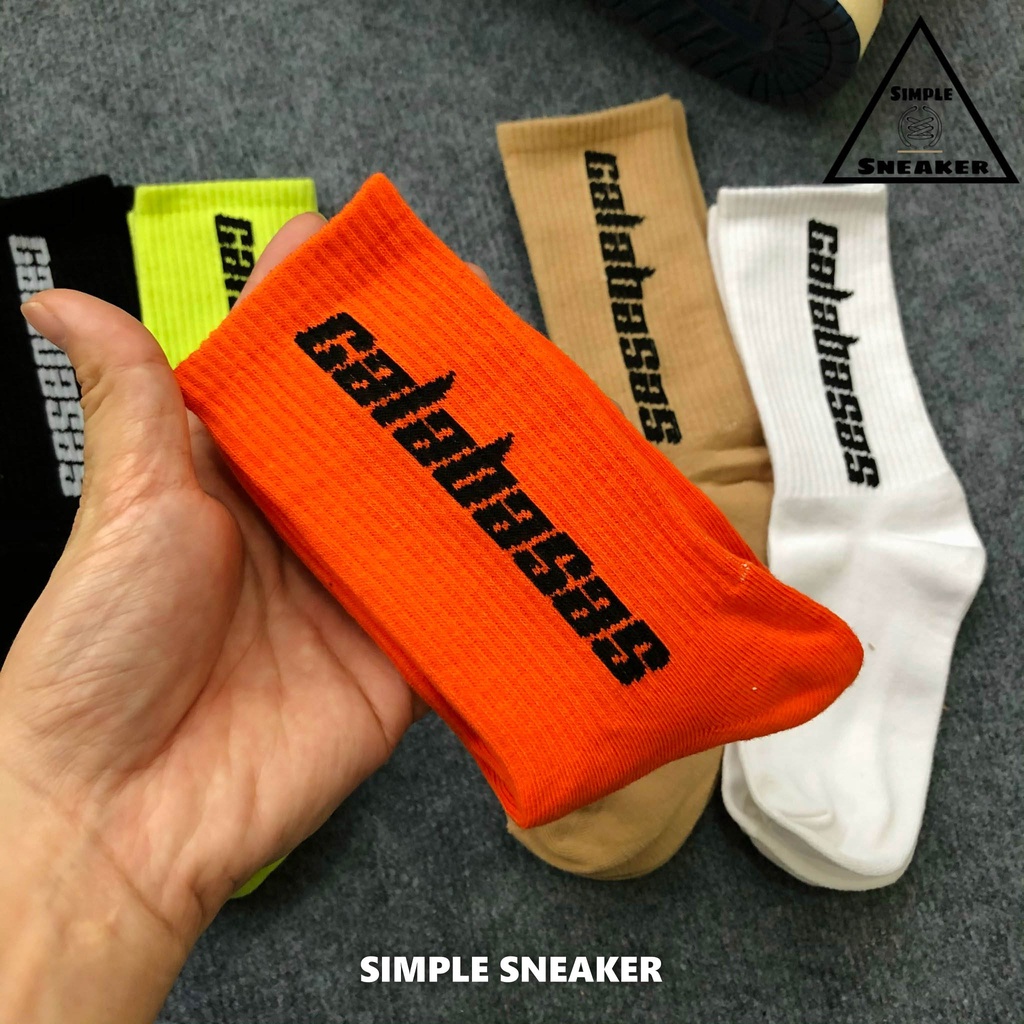 Tất Cổ Cao Thể Thao Galabasas💙FREESHIP💙Vớ Thời Trang Nam Nữ Unisex - Chất Cotton Thoáng Mát Êm Ái Mang Giày Sneaker