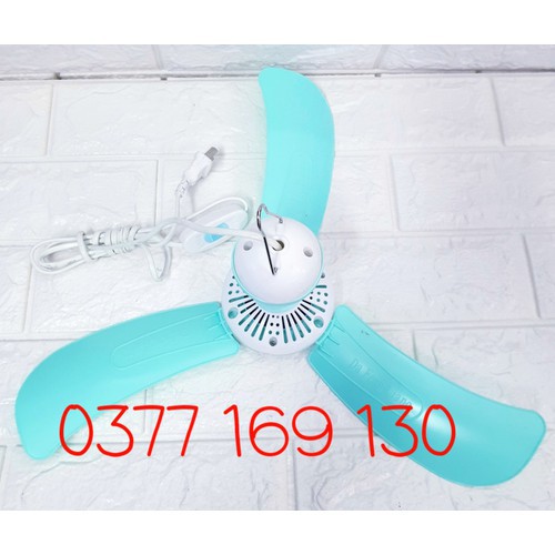 Quạt trần mini sải cánh đủ loại 17cm/25cm/30cm AC220V