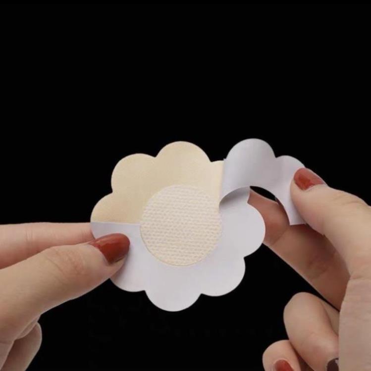 Miếng Dán Ti, Đầu Ngực, Nhũ Hoa Giấy Dùng 1 Lần Hình Hoa (loại 1,video thật)