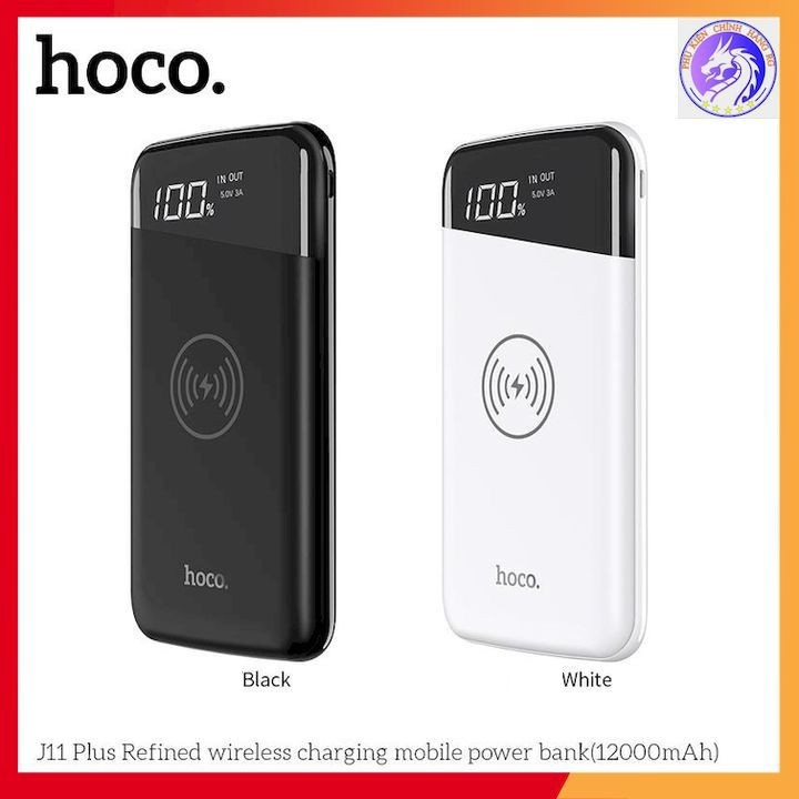 Pin Sạc Dự Phòng Không Dây Hoco J11 Plus 12000 MAH ĐQ - Hàng Chính Hãng