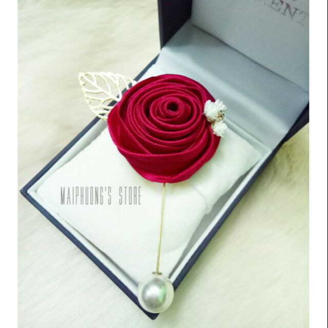 Hoa hồng cài áo cao cấp 🌺