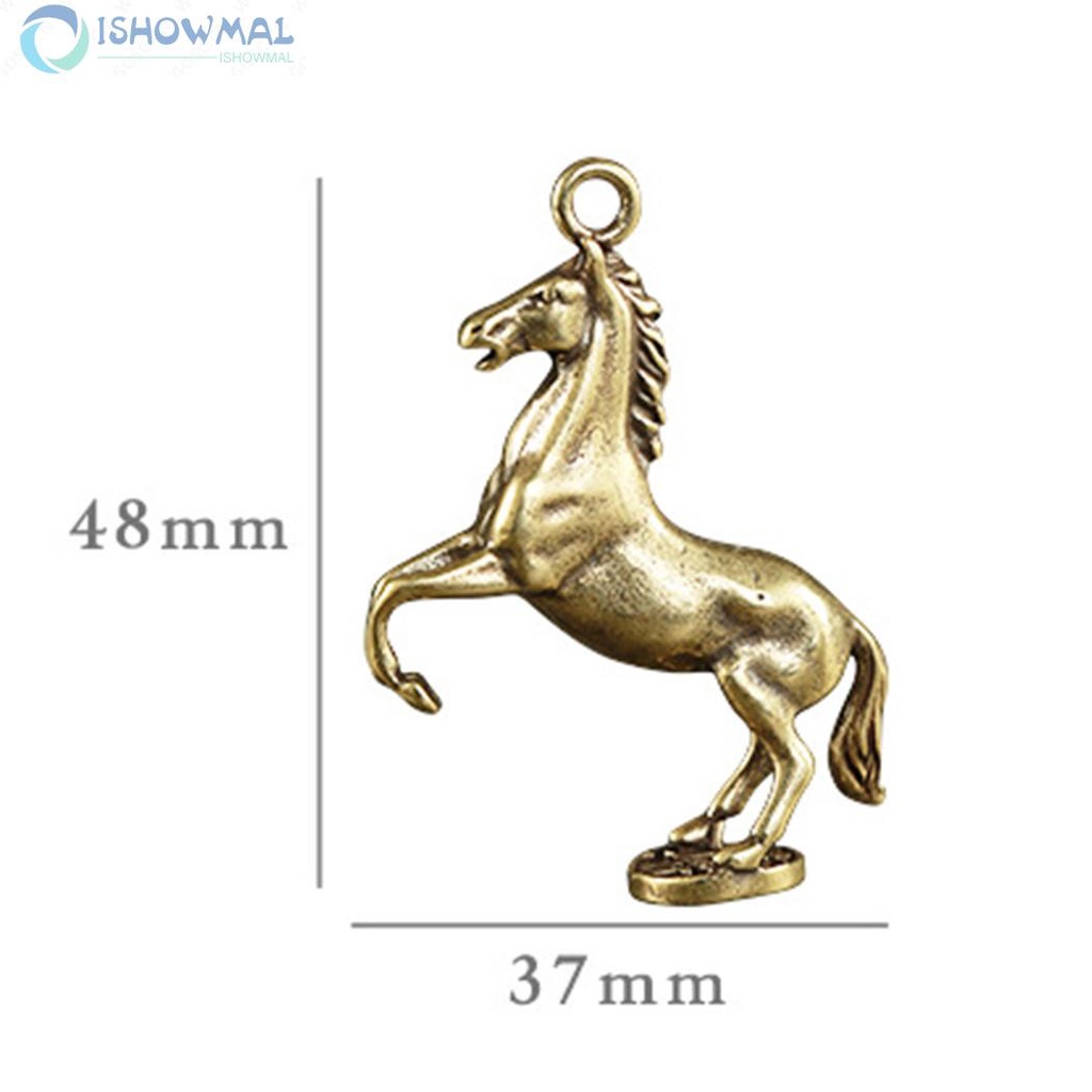 Tượng Ngựa Mini Bằng Đồng Thau Dùng Trang Trí Phong Cách Vintage