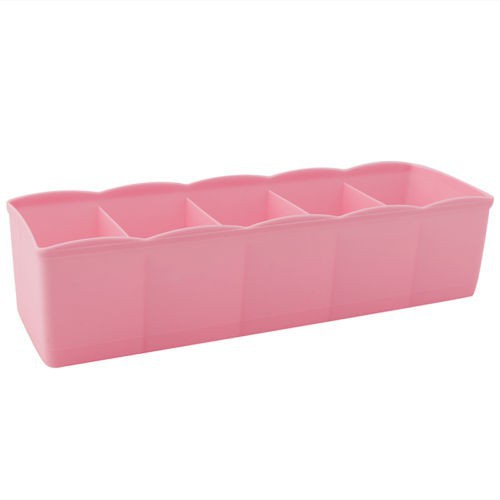 Hộp Nhựa 5 Ngăn Đựng Đồ Lót Tiện Lợi - Hộp nhựa để ngăn tủ đựng tất, vớ, đồ lót tiện dụng