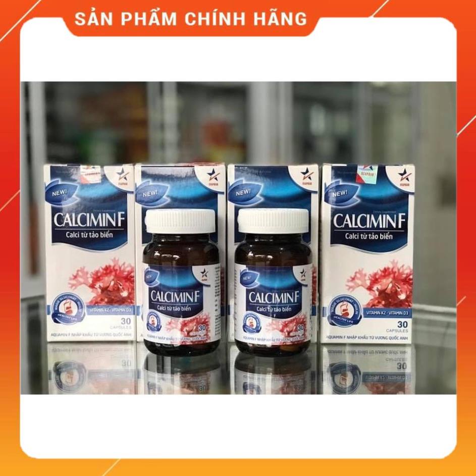Viên uống bổ sung CANXI - CANXI tảo biển hữu cơ CALCIMIN F phát triển chiều cao - Nguyên liệu nhập Anh Quốc