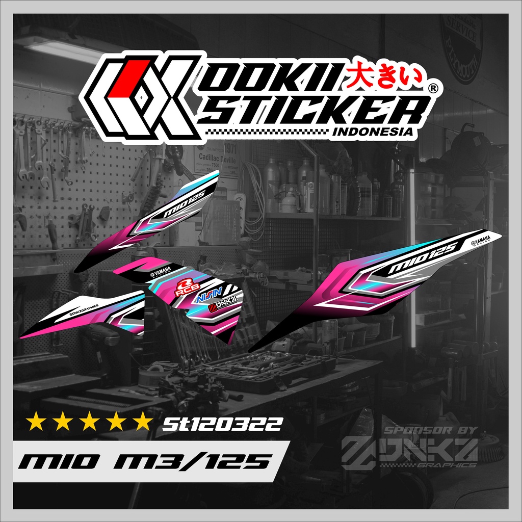 Mio M3 Sticker Decal Sọc Mio M3 / Mio Z / Mio 125 ST120322 OOKII