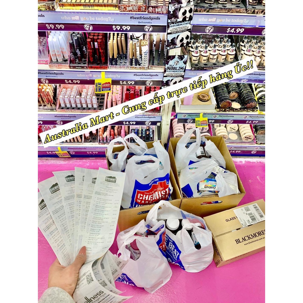 Viên kẽm Blackmores Bio Zinc hỗ trợ kiểm soát  mụn trứng cá -Australia mart