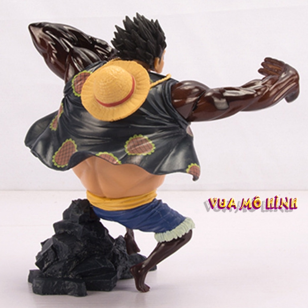 Mô hình One Piece - Mô hình Luffy Gear 4 full Haki cực đẹp cao 20cm