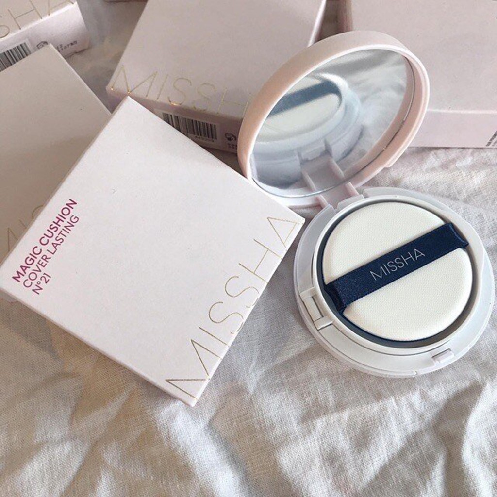 Phấn Nước ❤️ FreeShip ❤️ Phấn nước cho da dầu MISSHA Vỏ Trắng Magic Cushion Cover Lasting