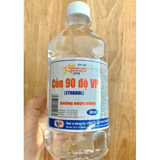 Cồn 90 độ Vĩnh Phúc 0,5 lít/ chai vệ sinh, sát khuẩn