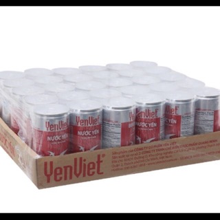 NƯỚC YẾN VIỆT lon 190ml thùng 30 lon