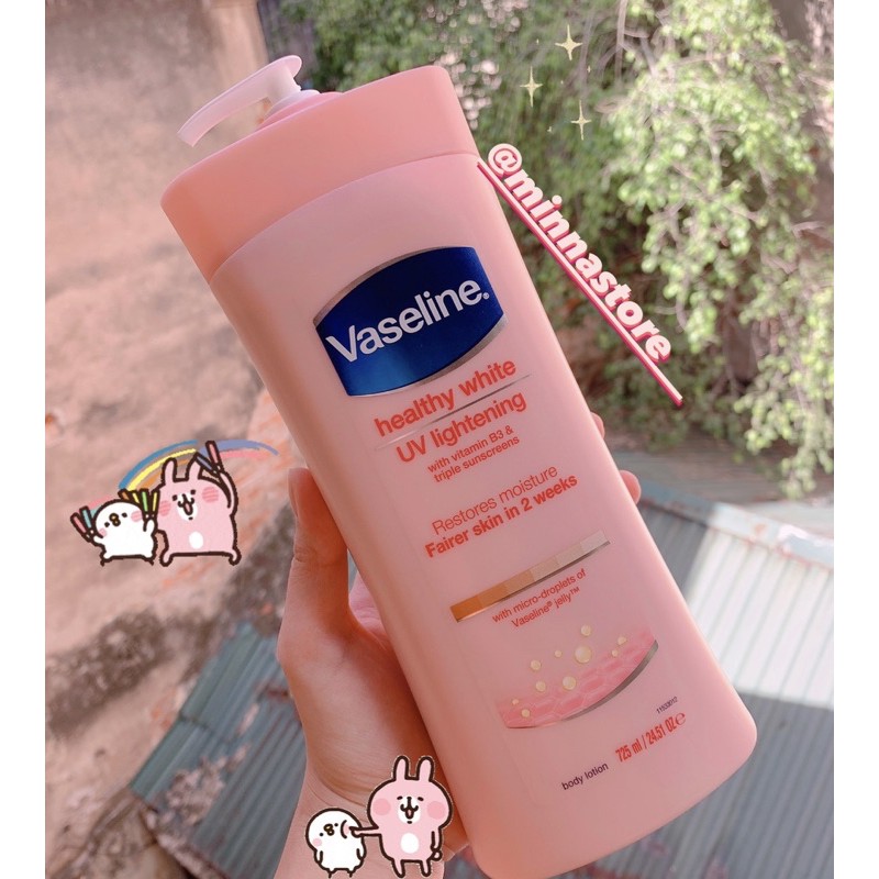 SỮA DƯỠNG THỂ VASELINE HEALTHY WHITE 725ML