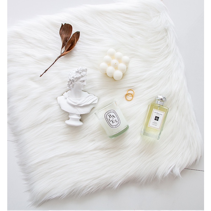 Thảm lông chụp ảnh nhiều màu trang trí spa