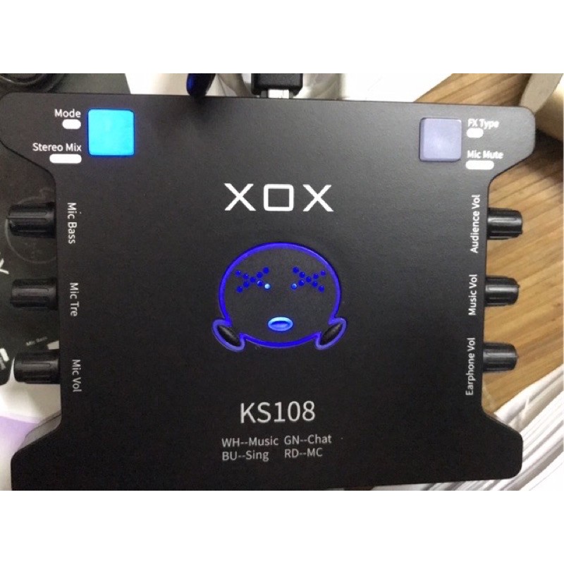 Sound Card XOX KS108 Phiên Bản Tiếng Anh Chính Hãng XOX BH 6 Tháng