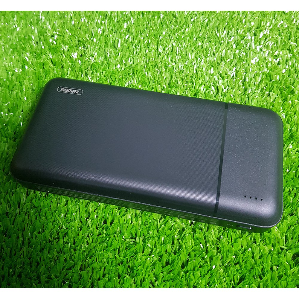 Pin Dự Phòng 20000mah Remax RPP-166 Lango Series Fast Charing 2.1A tích hợp 2 cổng USB (Đen,trắng)