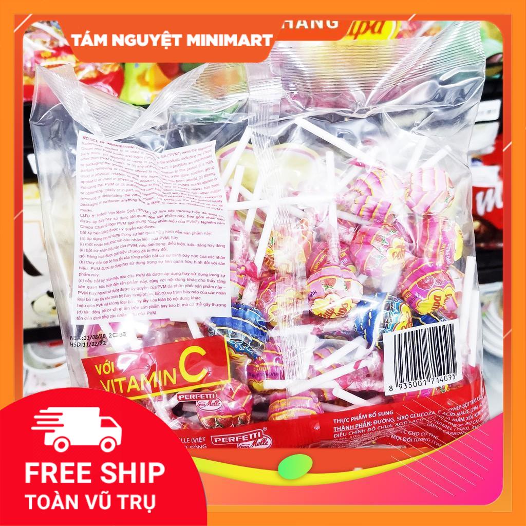 Kẹo Mút Chupa Chups Hương Trái Cây Hỗn Hợp 60 Que