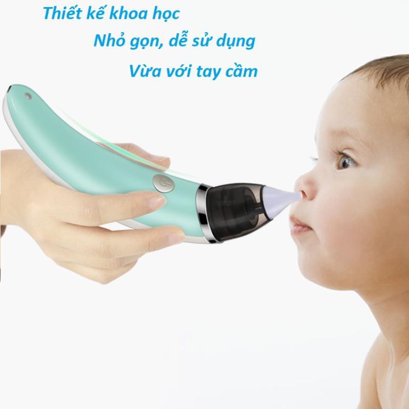 Máy hút mũi, Dụng cụ hút mũi cho trẻ, Máy vệ sinh mũi trẻ em chạy pin sạc