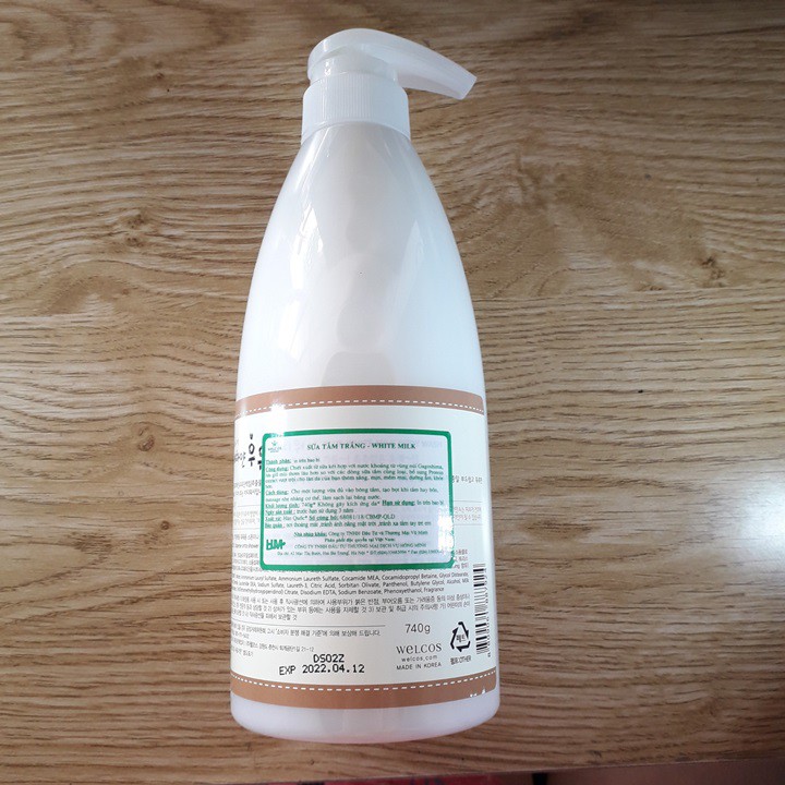 SỮA TẮM TRẮNG DA WELCOS WHITE MILK BODY WASH