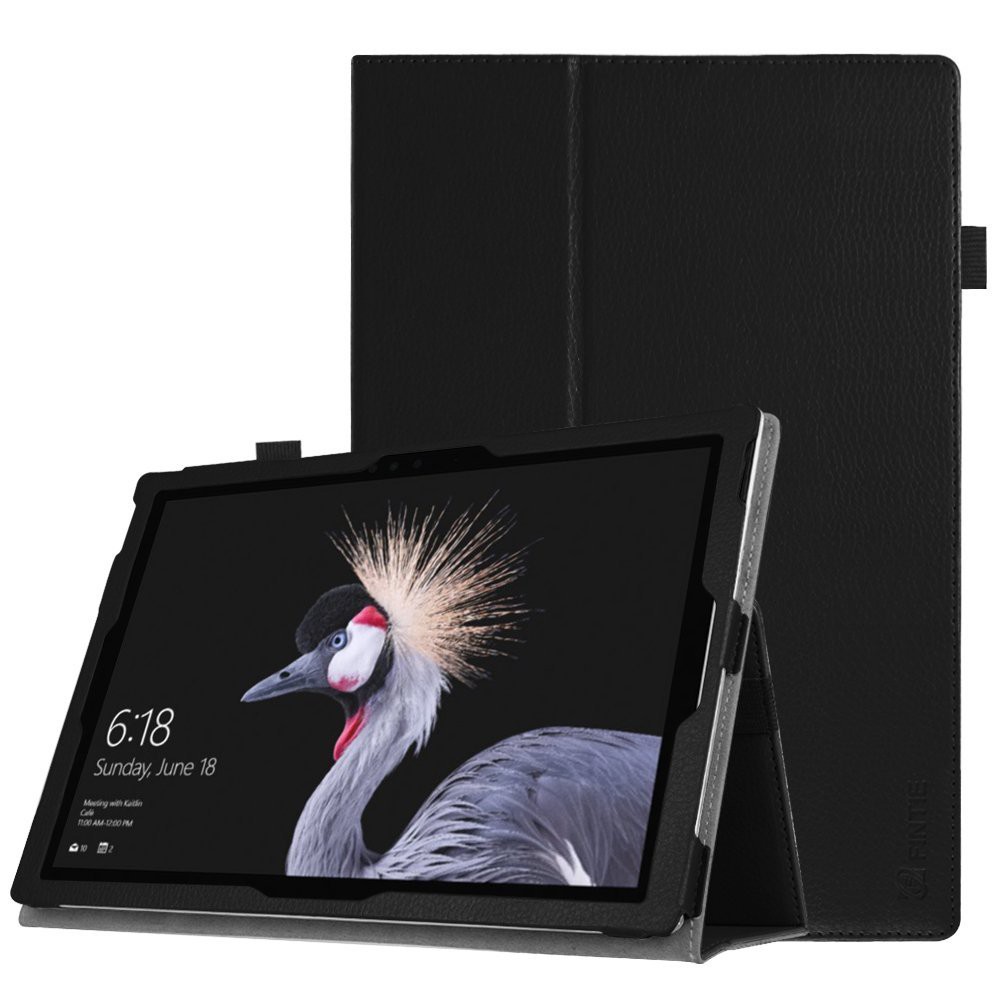 Bao da màu trơn có giá đứng cho Surface Pro 2017 / Surface Pro 3 / Surface Pro 4