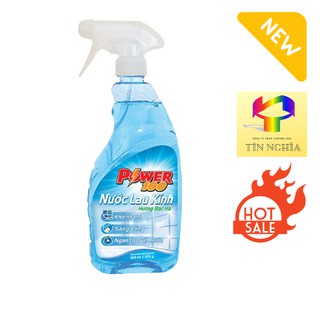 Nước lau kính POWER100 Hương bạc hà 580 ml
