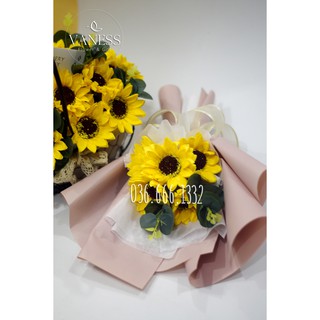 Bó 5 bông hướng dương cao cấp
