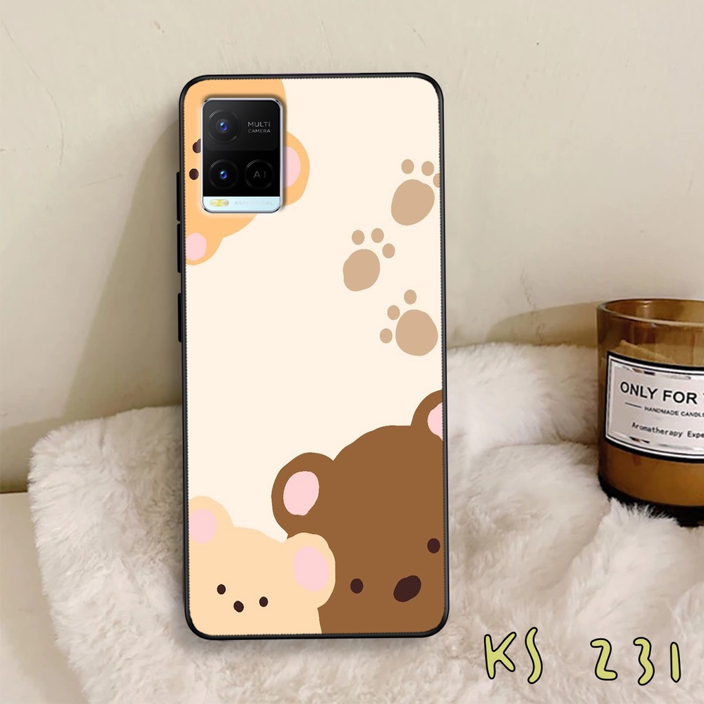 Ốp lưng Vivo Y21 - Vivo Y21s - Vivo Y33s - Ốp in hình gấu bear ngộ nghĩnh