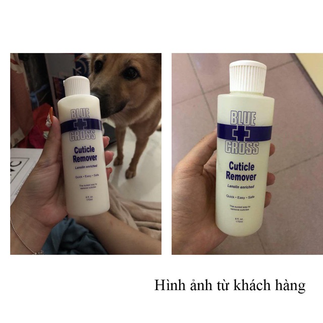 Nước làm mềm da nail Blue Cross chính hãng nhập khẩu từ Mỹ - không cần ngâm nước (170ml)