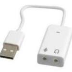 Usb sound dây 3d 7.1 trắng sound 5H tiện lợi chuyển đổi từ USB sang âm thanh BUNOC's