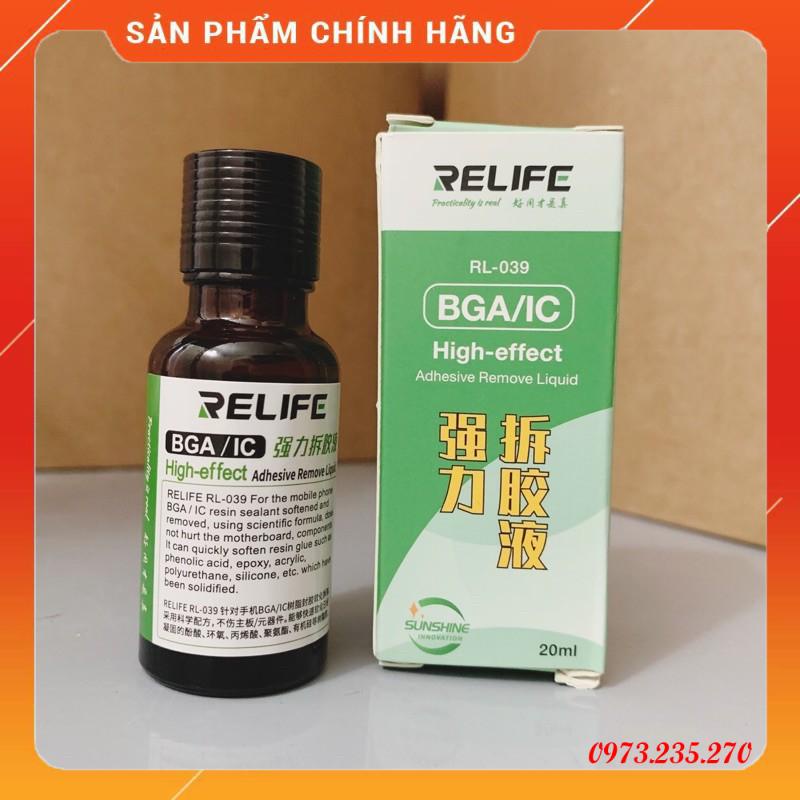 Dung dịch phá keo tẩy keo IC/BGA RELIFE RL-039