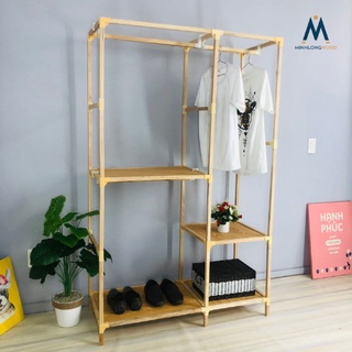 Kệ treo quần áo MinhlongwoodHN - gỗ tự nhiên