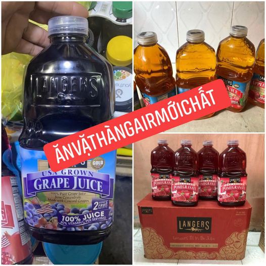 Nước Ép Trái Cây Langers Mỹ Đủ Vị 1.89 Lit