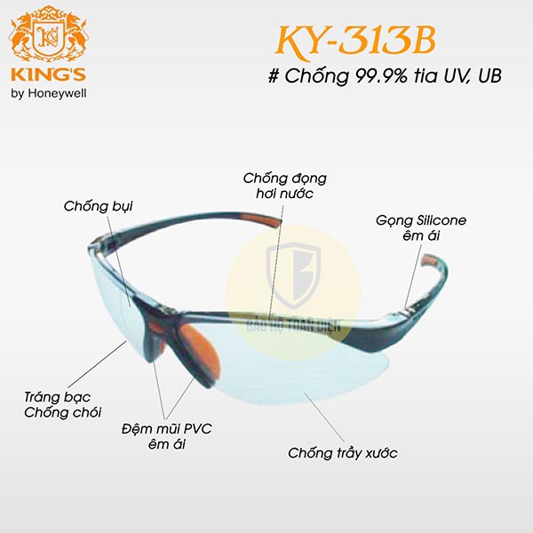 (RẺ, CHÍNH HÃNG!!) Kính bảo hộ Kings KY 313B