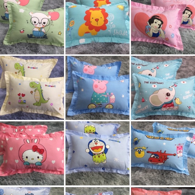 Gối trẻ em 100% cotton