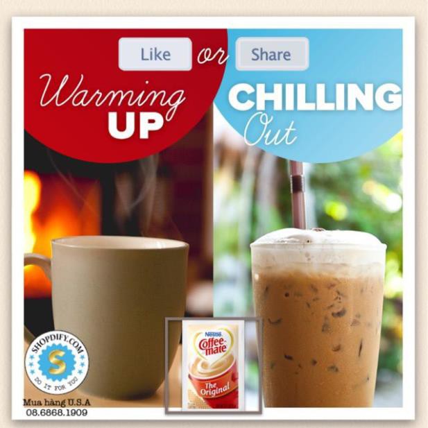 ✅Healthy✅ Bột kem sữa coffee mate Keto, das dùng pha với cacao, cafe, trà Thái