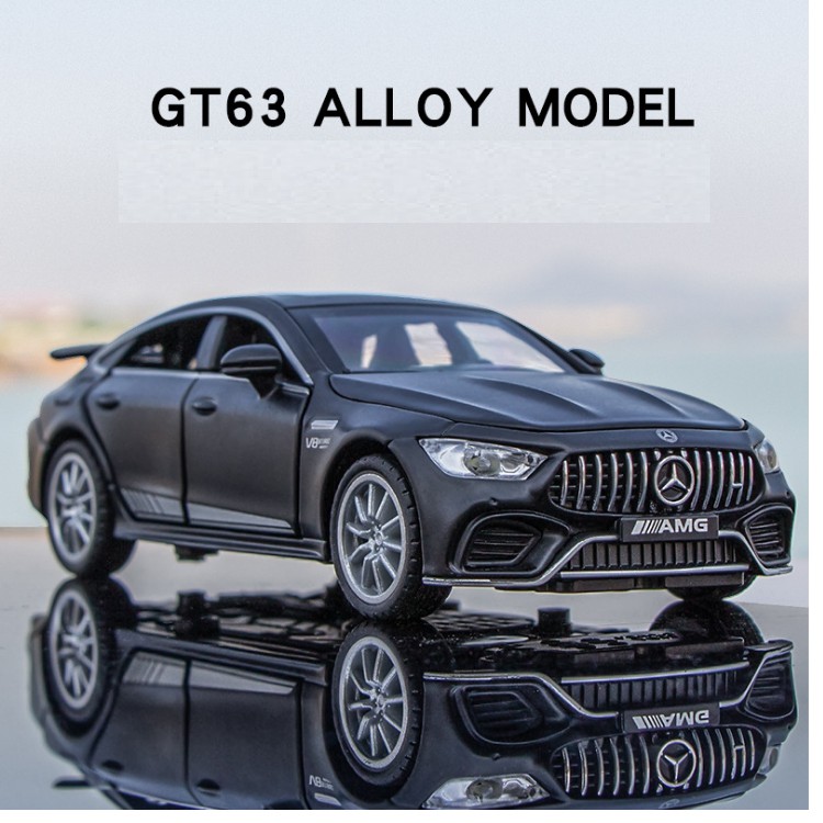 Xe ô tô đồ chơi trẻ em Mercedes AMG GT63S mô hình tỉ lệ 1:32 bằng kim loại có âm thanh và đèn mở các cửa