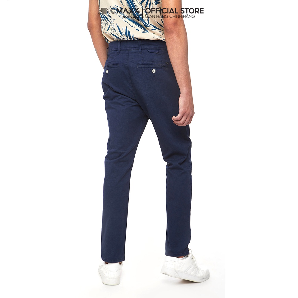 NINOMAXX Quần Khaki Nam dài dáng slim fit cotton 1905098