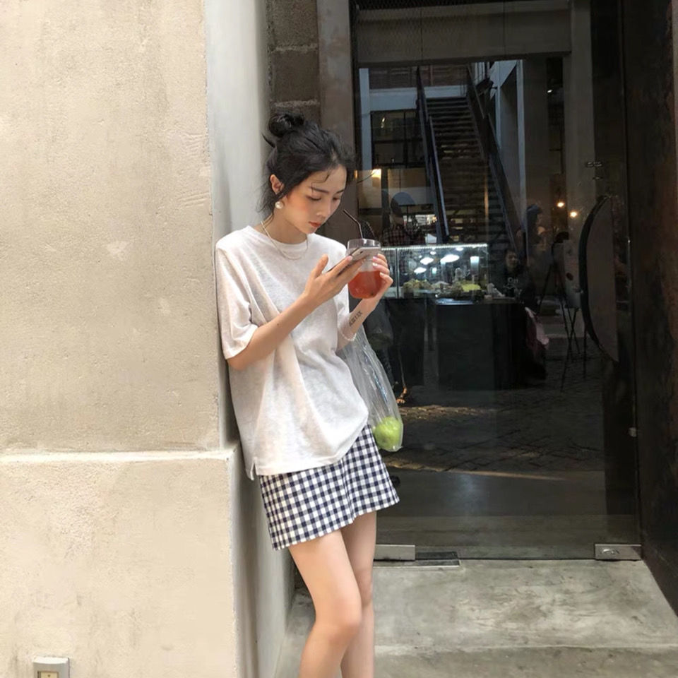 NRVP Đầm Nữ Ngắn Tay Kiểu Hàn Quốc Thời Trang Mùa Hè 2021