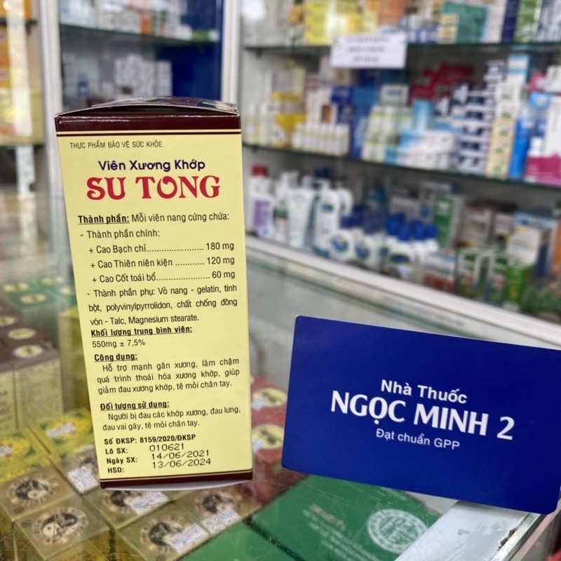 ✅ [Chính Hãng] Viên xương khớp Su Tong dùng cho người đau các khớp xương, đau lưng, đau vai gáy, tê mỏi tay chân