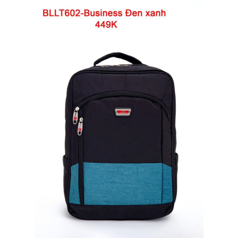 Balo laptop business màu đen xanh BLLT 602 QA.BAG