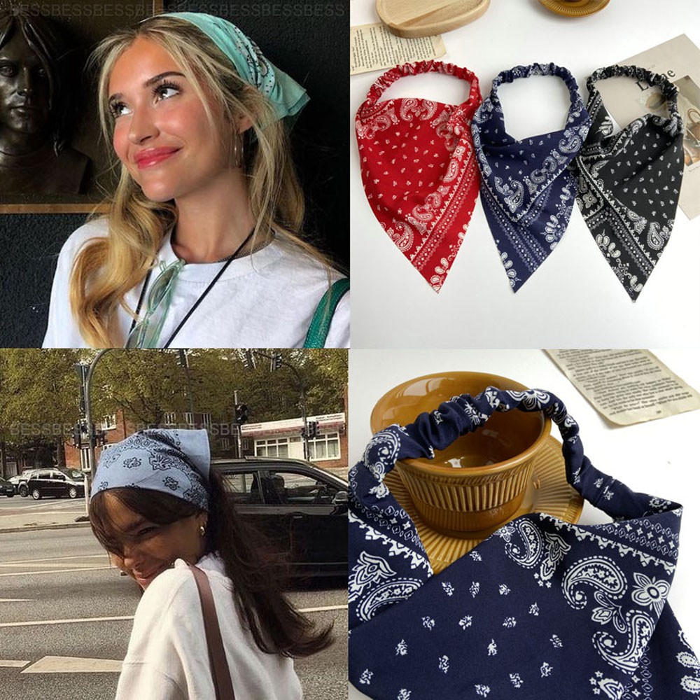 Băng Đô Vải Co Giãn In Hoa Thời Trang Cho Nữ