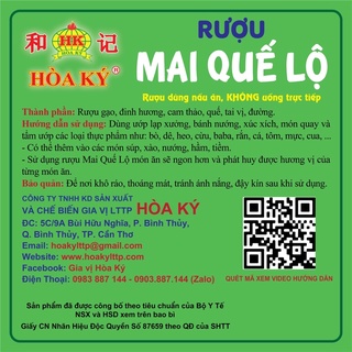 Mai quế lộ nguyên chất 1 lít