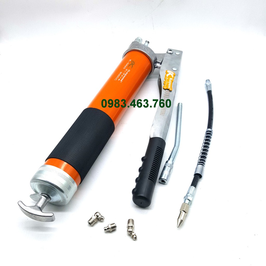 SÚNG BƠM MỠ CẦM TAY CAO CẤP KAPUSI 900CC- ÁP LỰC 10000PSI