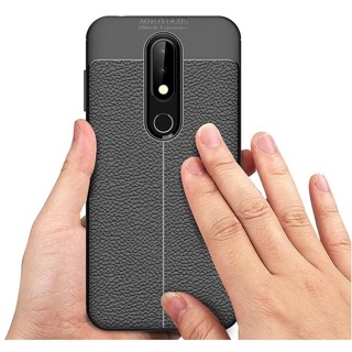Ốp Lưng Dẻo Vân Da cho OPPO F9/F11