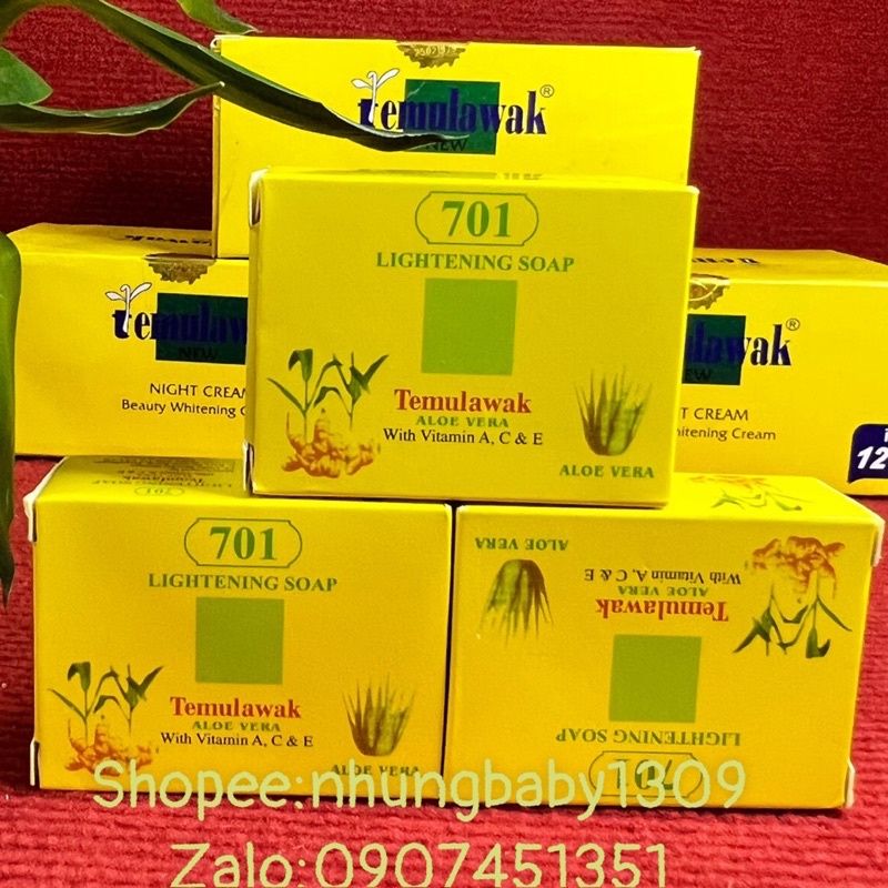 Sáp rửa mặt Temulawak giảm mụn sáng da
