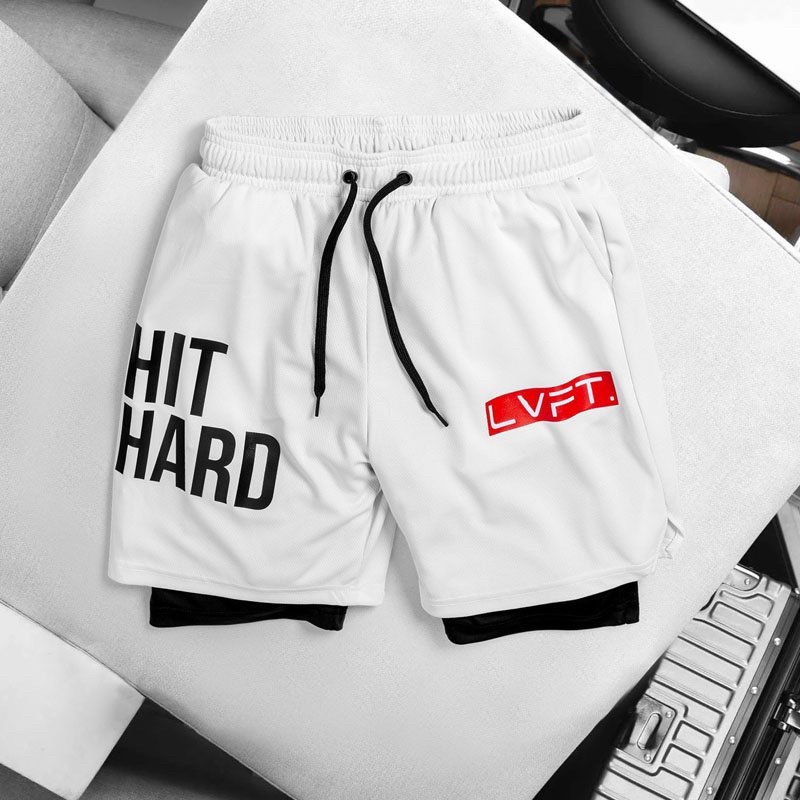 Quần Gym 2 Lớp Gym Lvft Hit Hard ,Quần 2 Lớp Có Legging Bên Trong