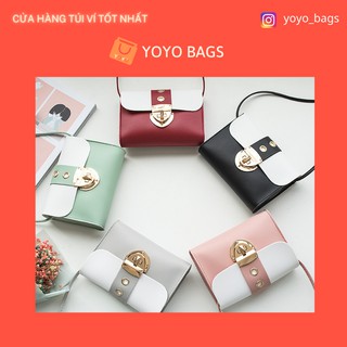 (ẢNH THẬT) Túi Xách Nữ Đeo Chéo Da Đeo Dưới Cánh Tay Giá Rẻ Nắp Gập 2021